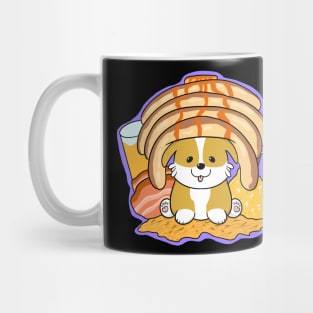 American Breakfast Corgi Mug